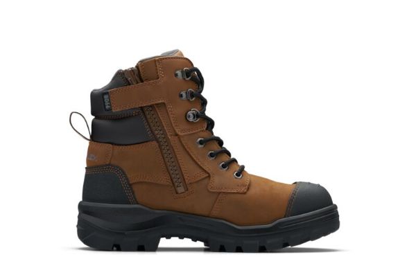 Picture of BLUNDSTONE ROTOFLEX ZIP SIDE STEEL TOE SAFETY BOOT 8066
